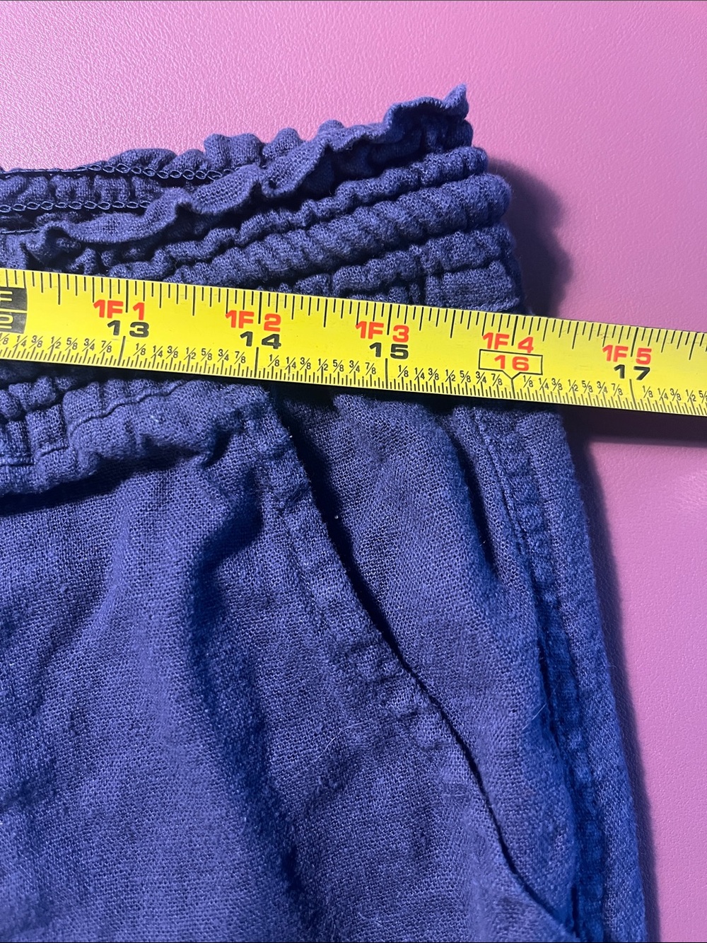 Navy Drawstring Pants - Picture 6 of 8